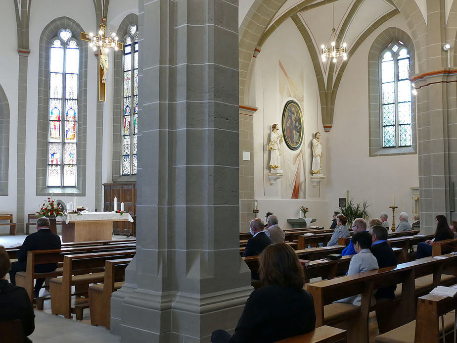 Pfingsten in der renovierten Stadtpfarrkirche St. Crescentius (Foto: Karl-Franz Thiede)